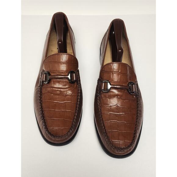 Florsheim Men's Brown Dress Loafer Shoes Size 10D - Picture 14 of 16